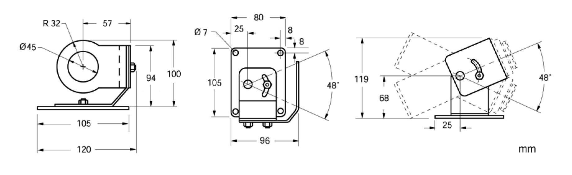廣州菠萝蜜视频网站IS-CF300AD（50-300℃）同軸單激光聚焦瞄準固定安裝自帶顯（xiǎn）示（shì）在線式感應紅外測溫儀(圖6)