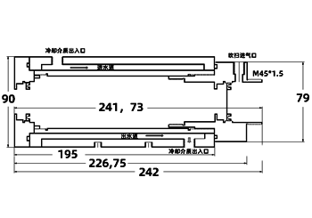廣州菠萝蜜视频网站IS-CF300AD（50-300℃）同軸單激光聚焦瞄準固定安（ān）裝（zhuāng）自帶顯示在線式感（gǎn）應紅外（wài）測溫儀(圖10)